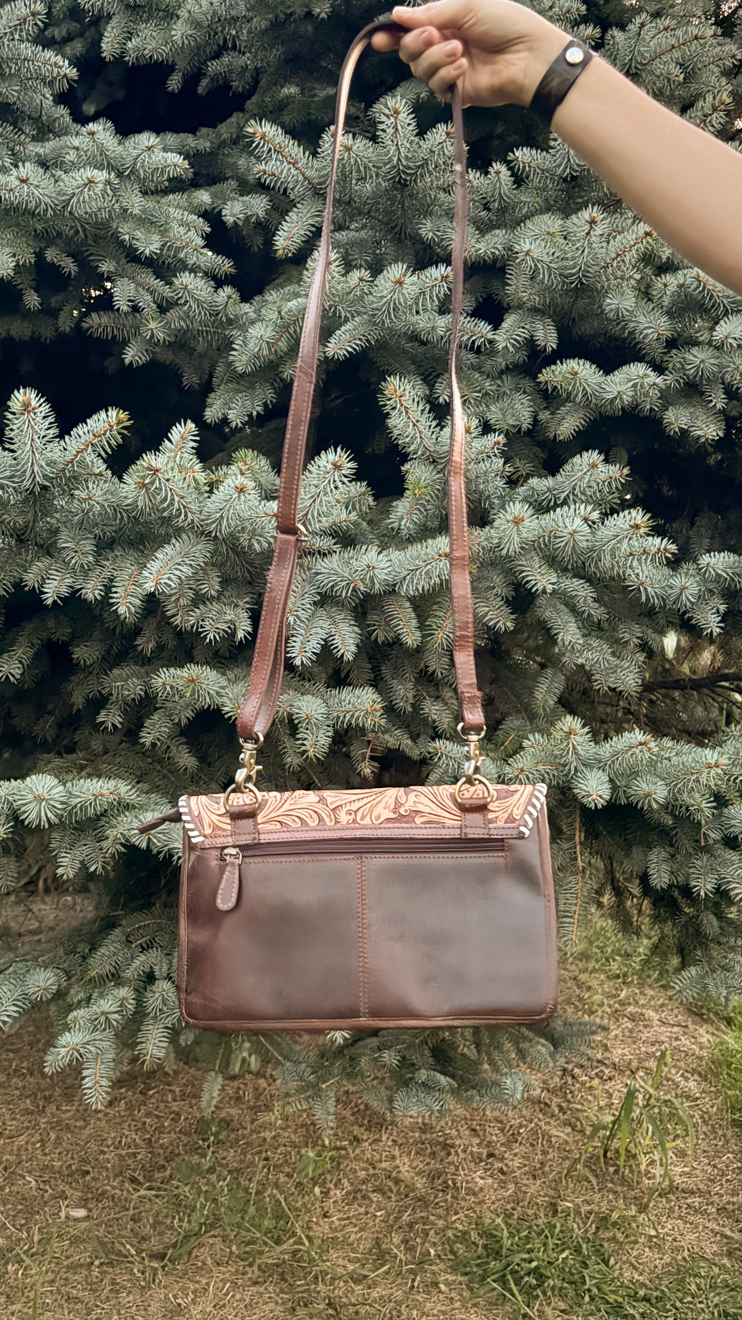 UPCYCLED LV CROSSBODY BAG - STYLE 6