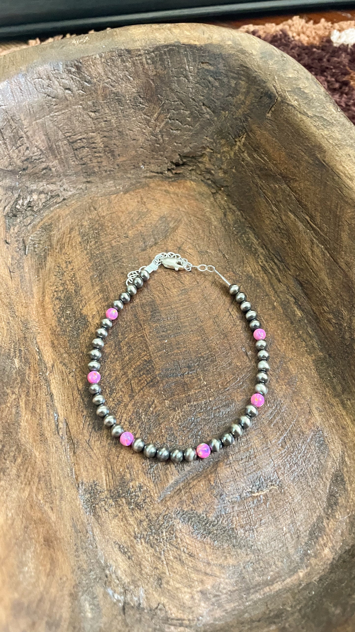 TOUCH OF PINK BRACELET - MADE TO ORDER