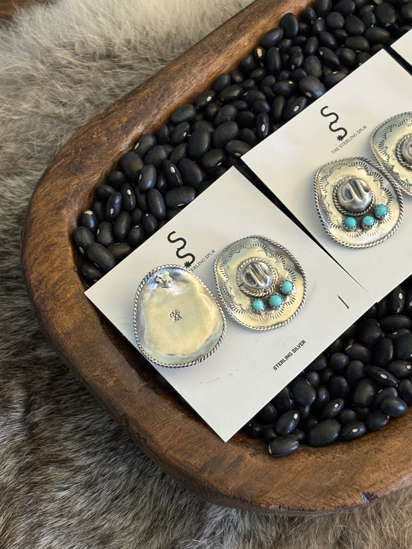LARGE COWBOY HAT EARRINGS
