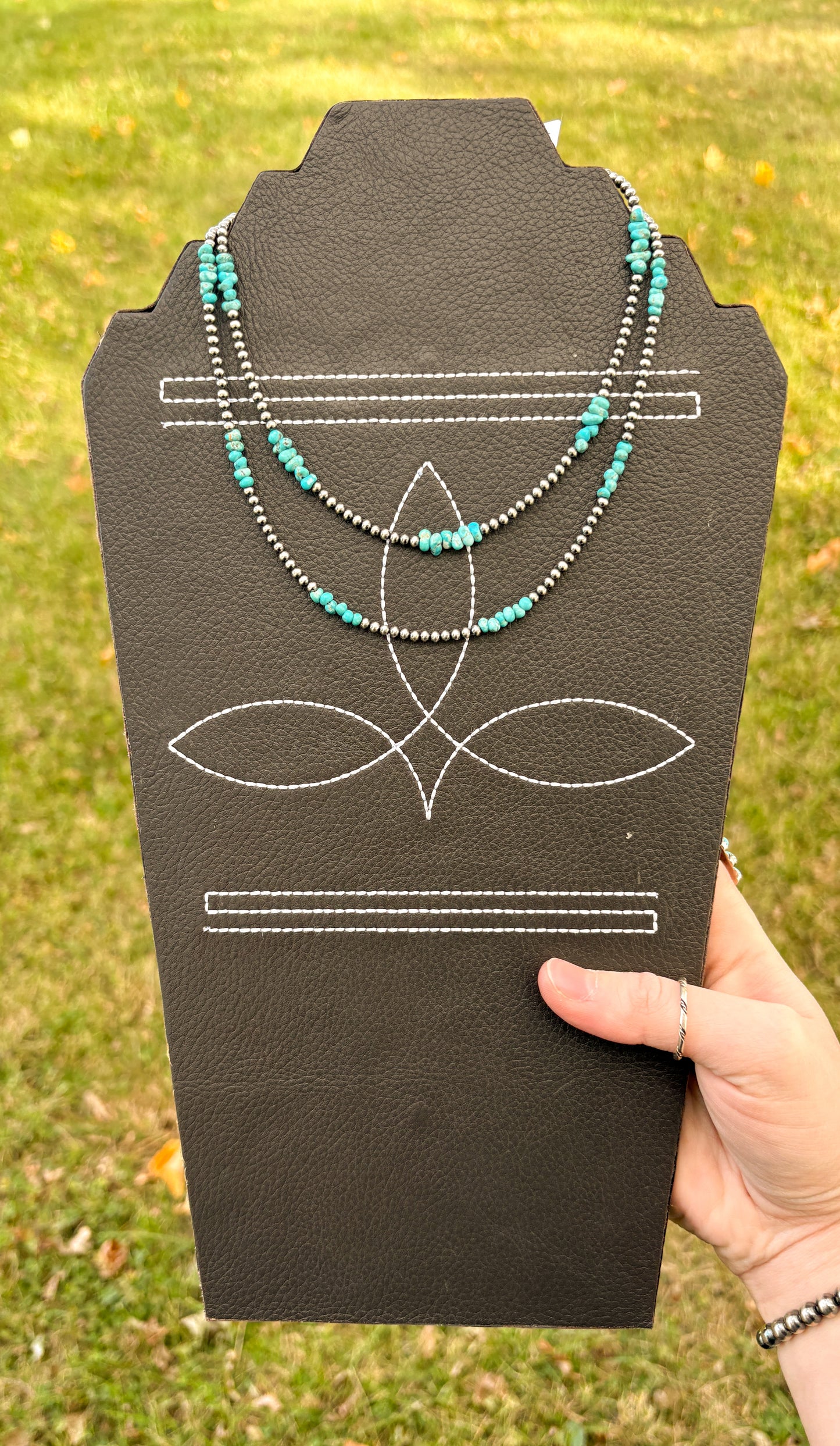 BLUE RIDGE TURQUOISE NUGGET NECKLACE