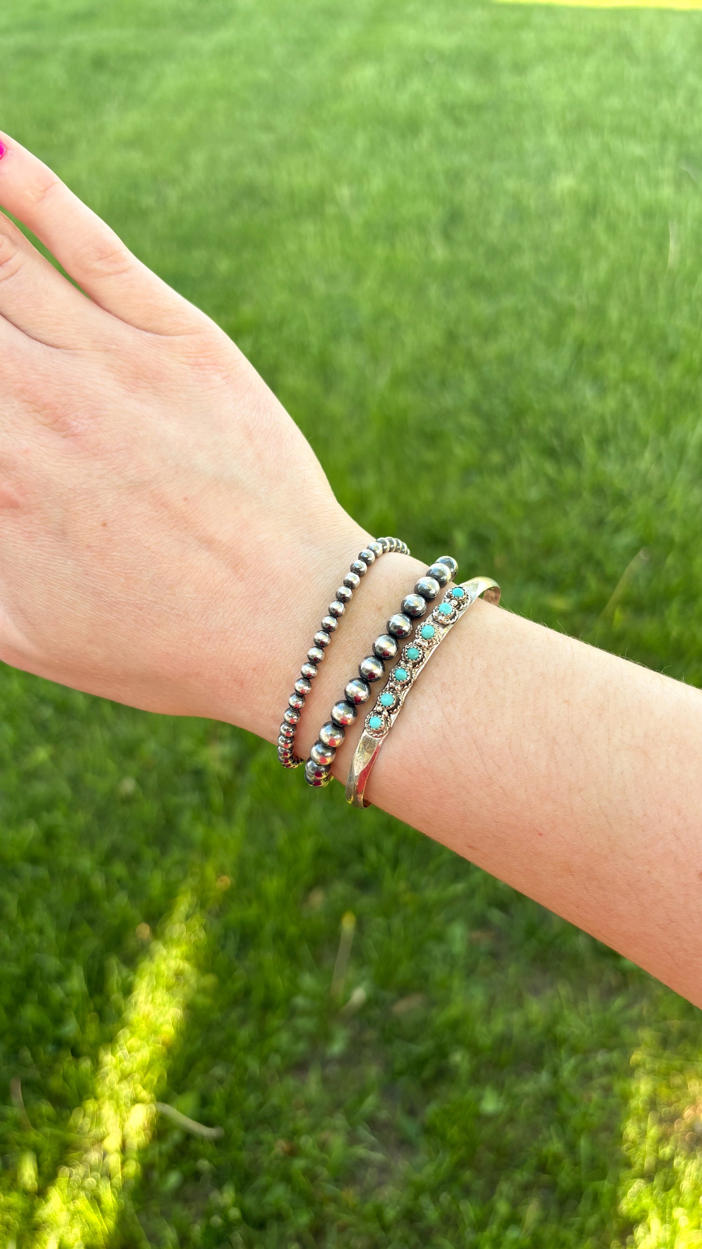 7 STONE TURQUOISE CUFF