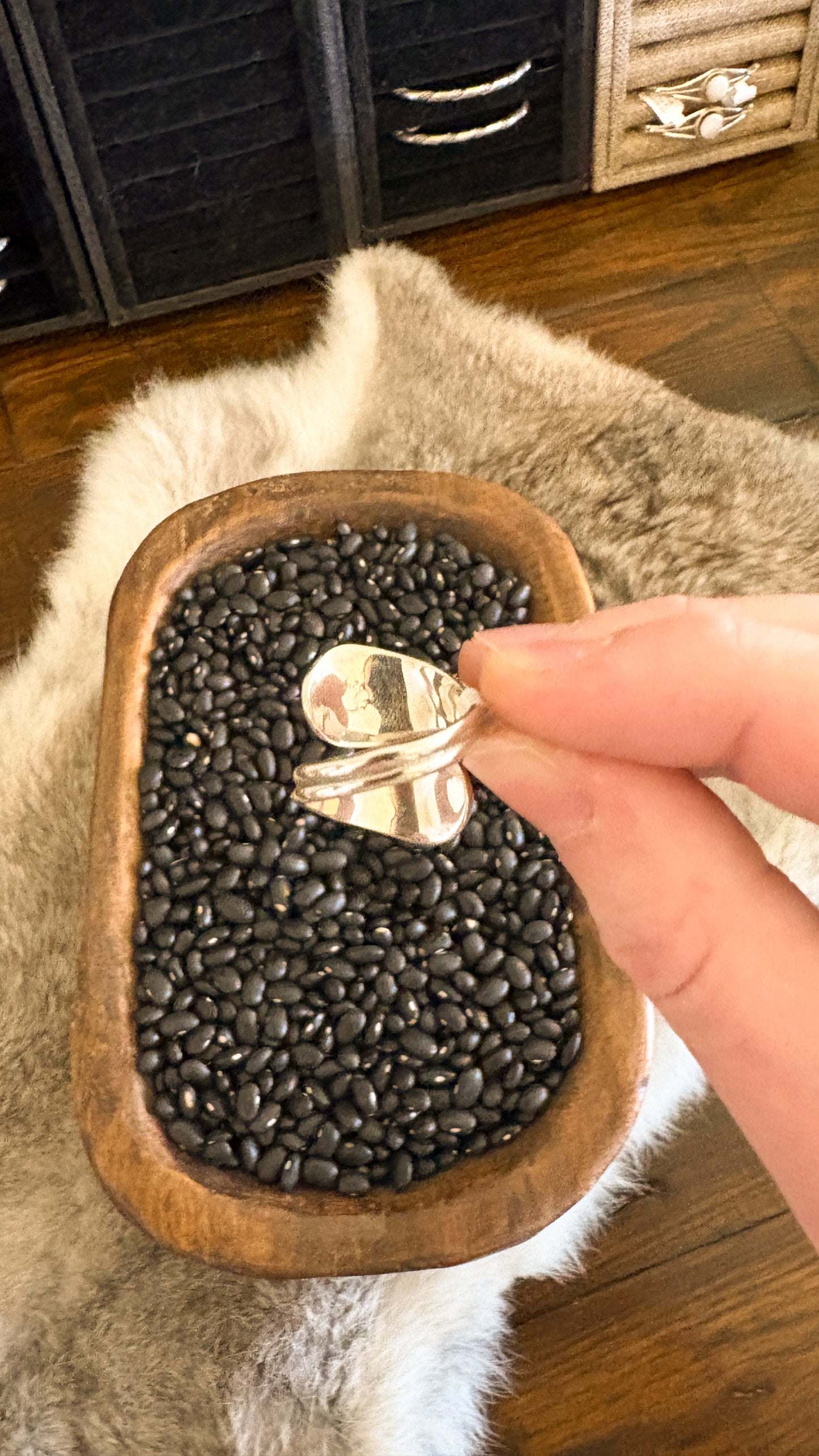 CORAL ADJUSTABLE WRAP RING