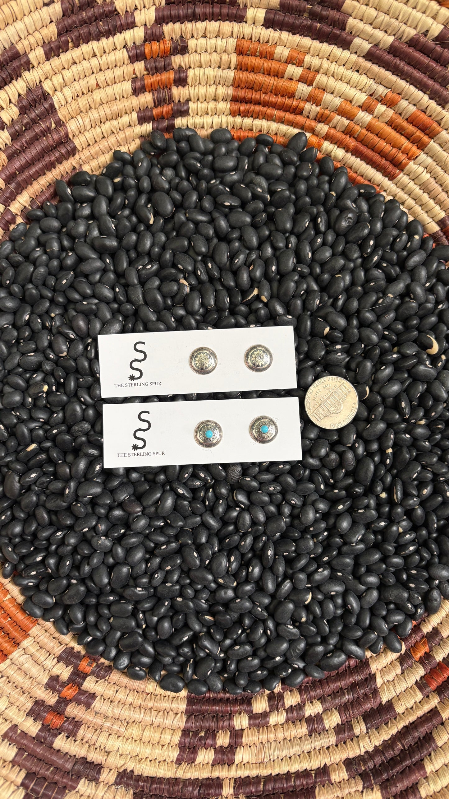 STAMPED BUTTON STUDS