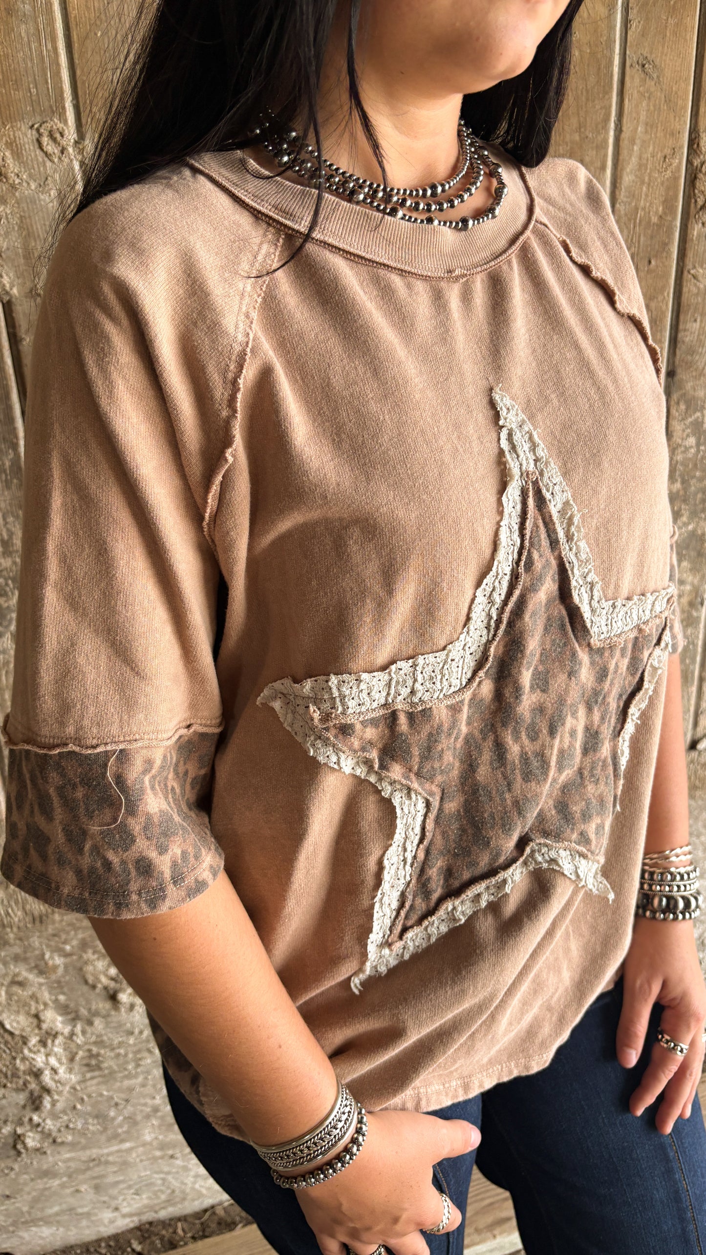 LEOPARD STAR TEE
