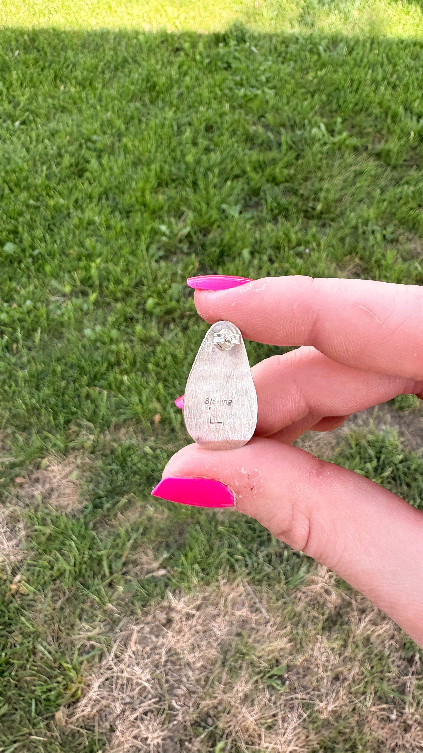 ROYSTON RIBBON TEARDROP POST EARRINGSP