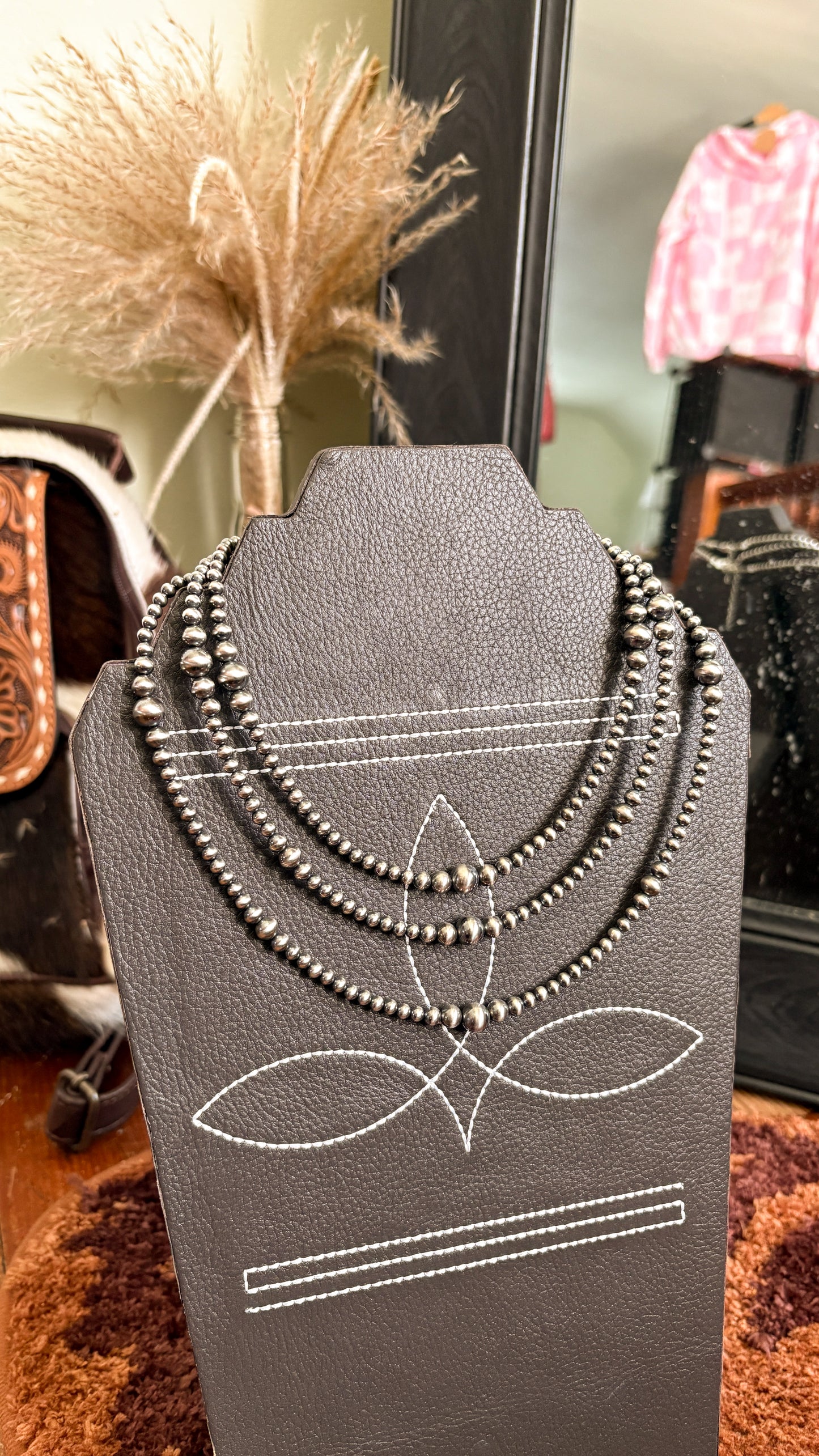 4-8MM GRADUATED STERLING SILVER PEARL NECKLACE - MADE TO ORDER