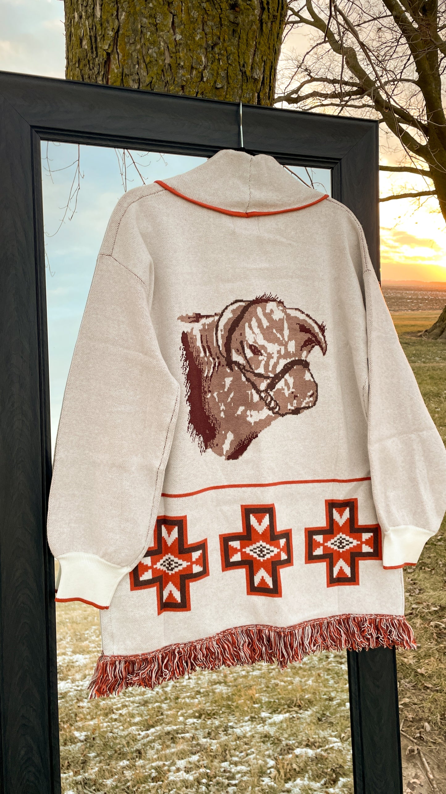 HEREFORD FRINGE CARDIGAN
