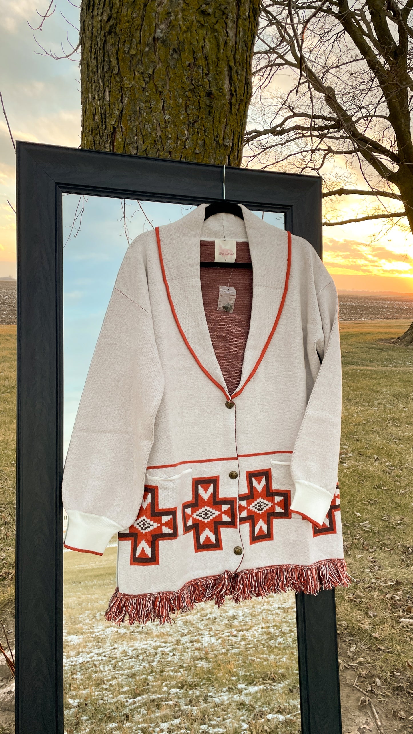 HEREFORD FRINGE CARDIGAN