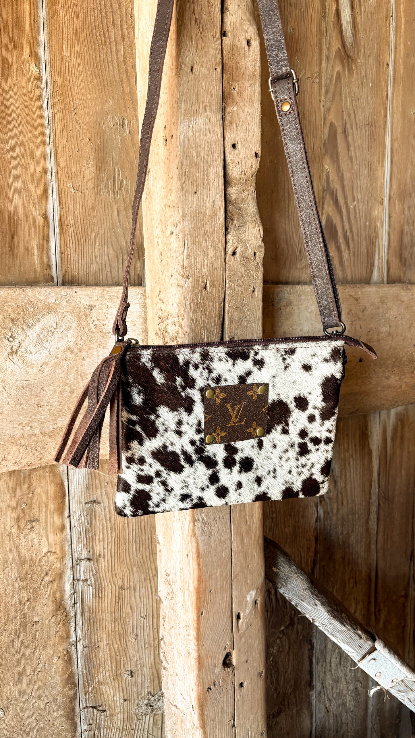 UPCYCLED LV CROSSBODY BAG - STYLE 28