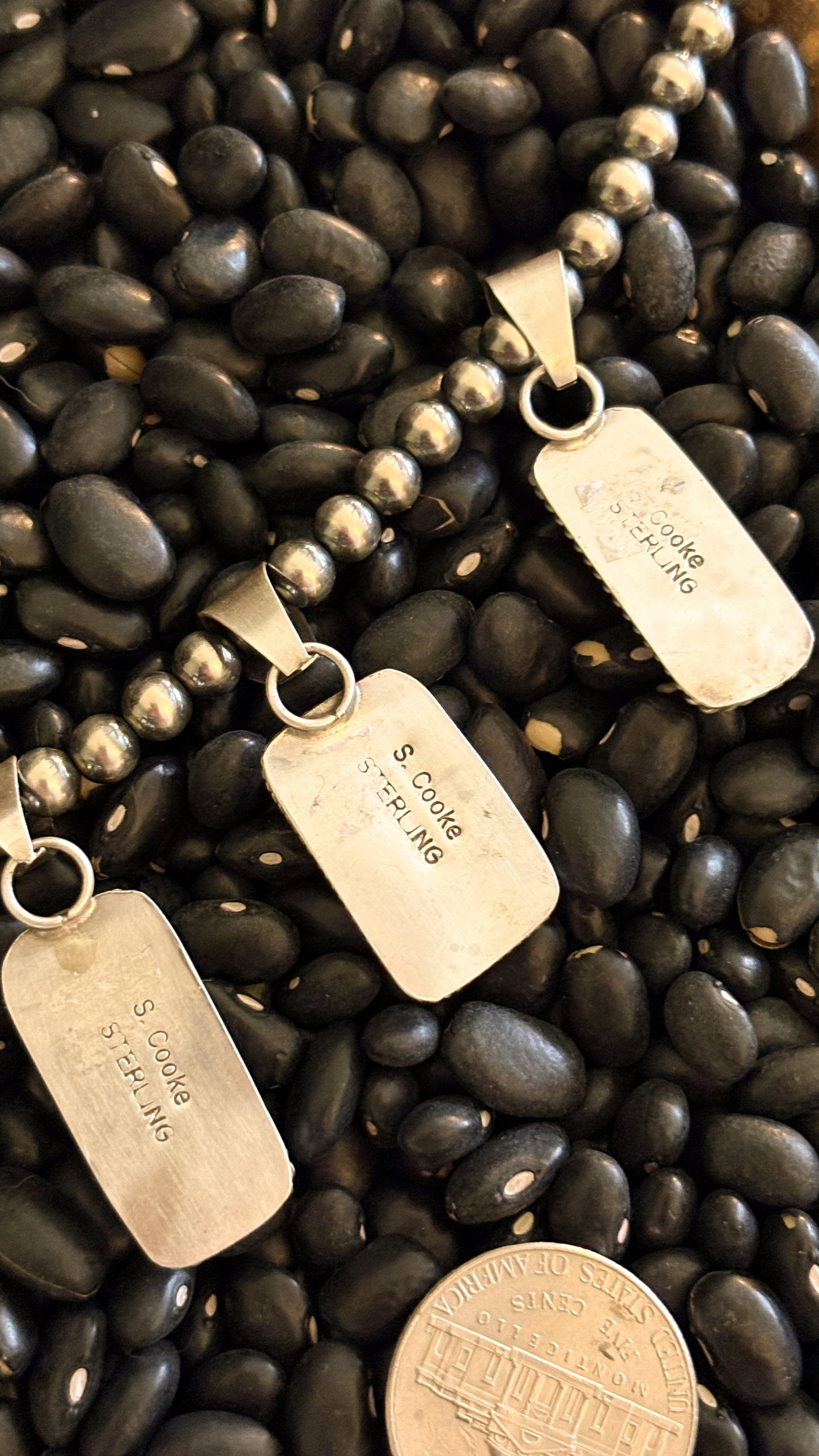 WHITE BUFFALO BAR PENDANT