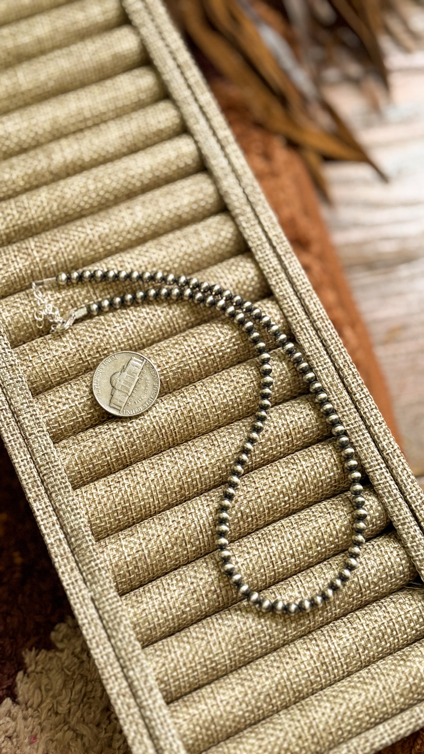 4MM STERLING SILVER PEARL NECKLACE - MADE TO ORDER