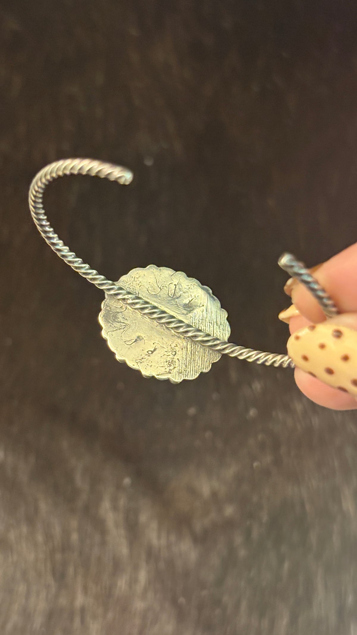 STERLING SILVER CLUSTER CUFF
