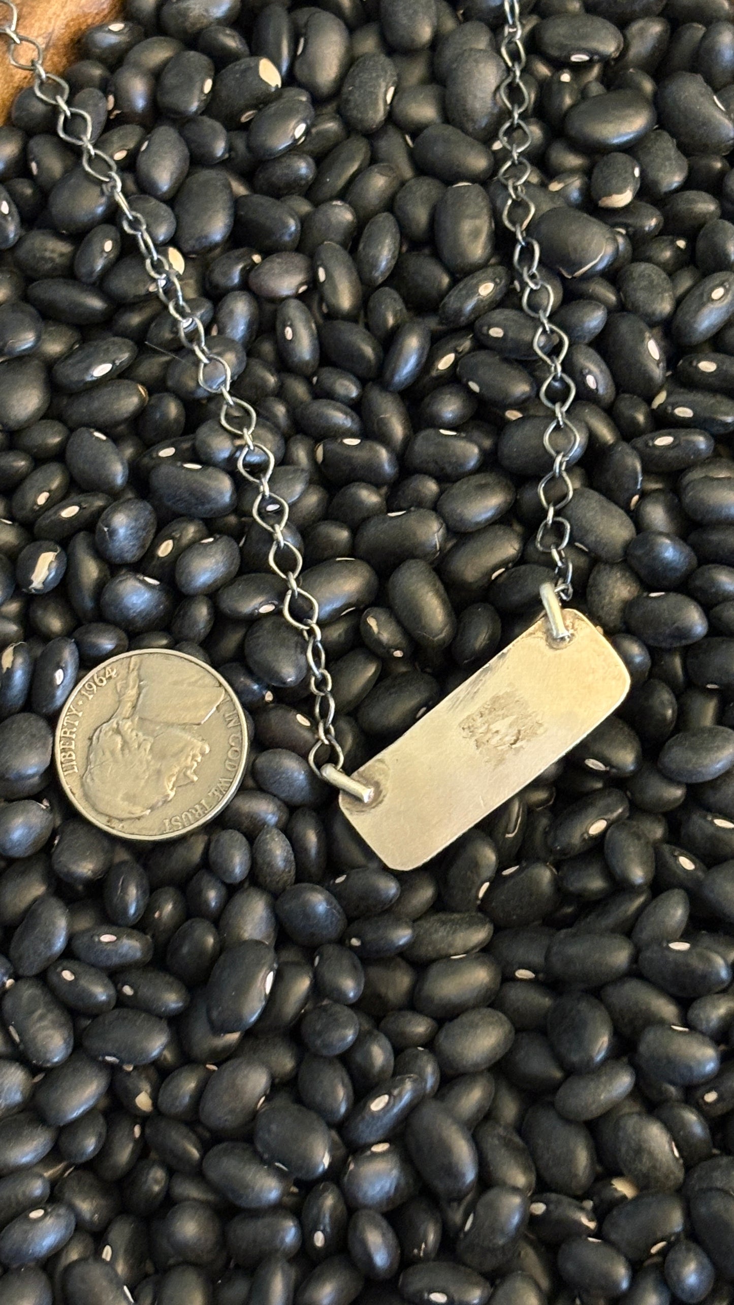 NUMBER 8 TURQUOISE BAR NECKLACE