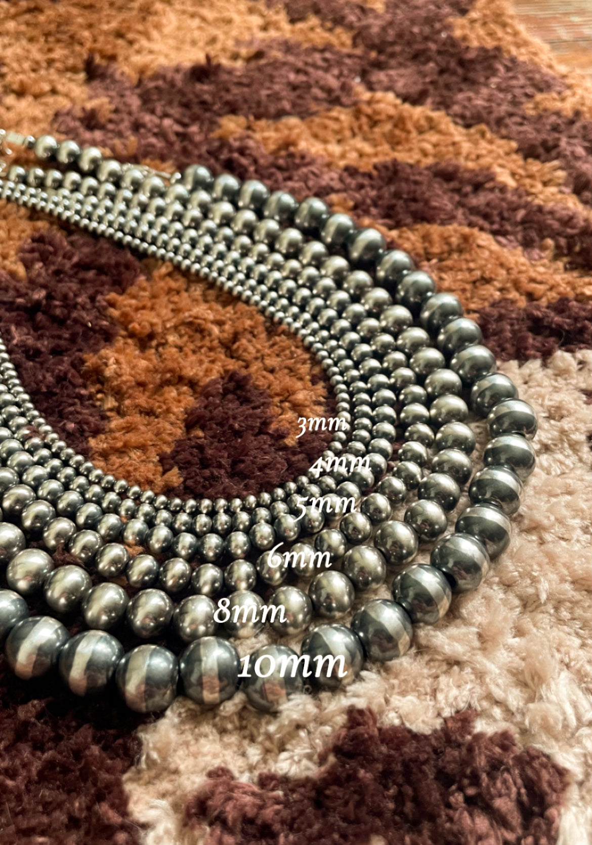 10MM STERLING SILVER PEARL NECKLACE - MADE TO ORDER