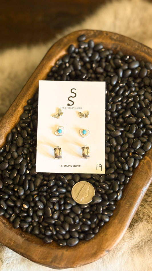 SMALL EARRING 3 PACK - PACK #19