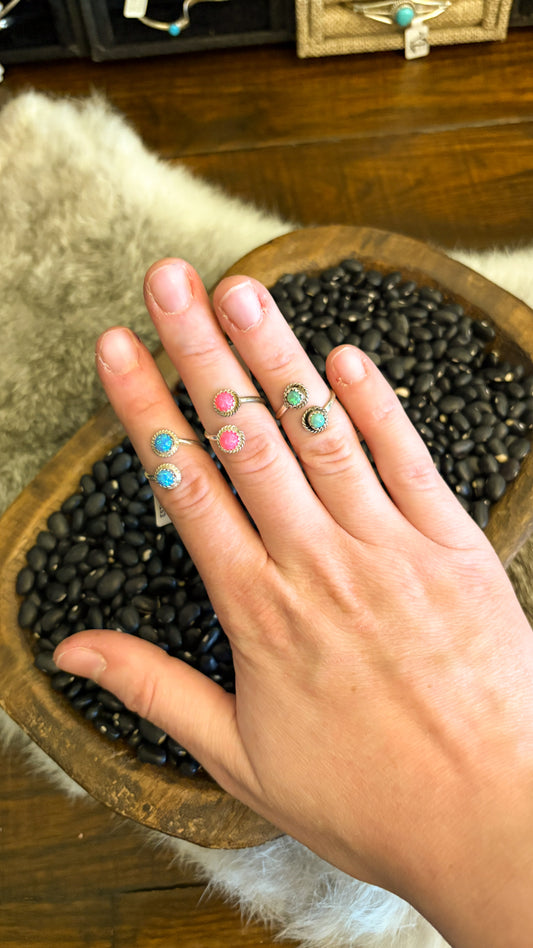 OPAL ADJUSTABLE RING BY ESTHER WHITE