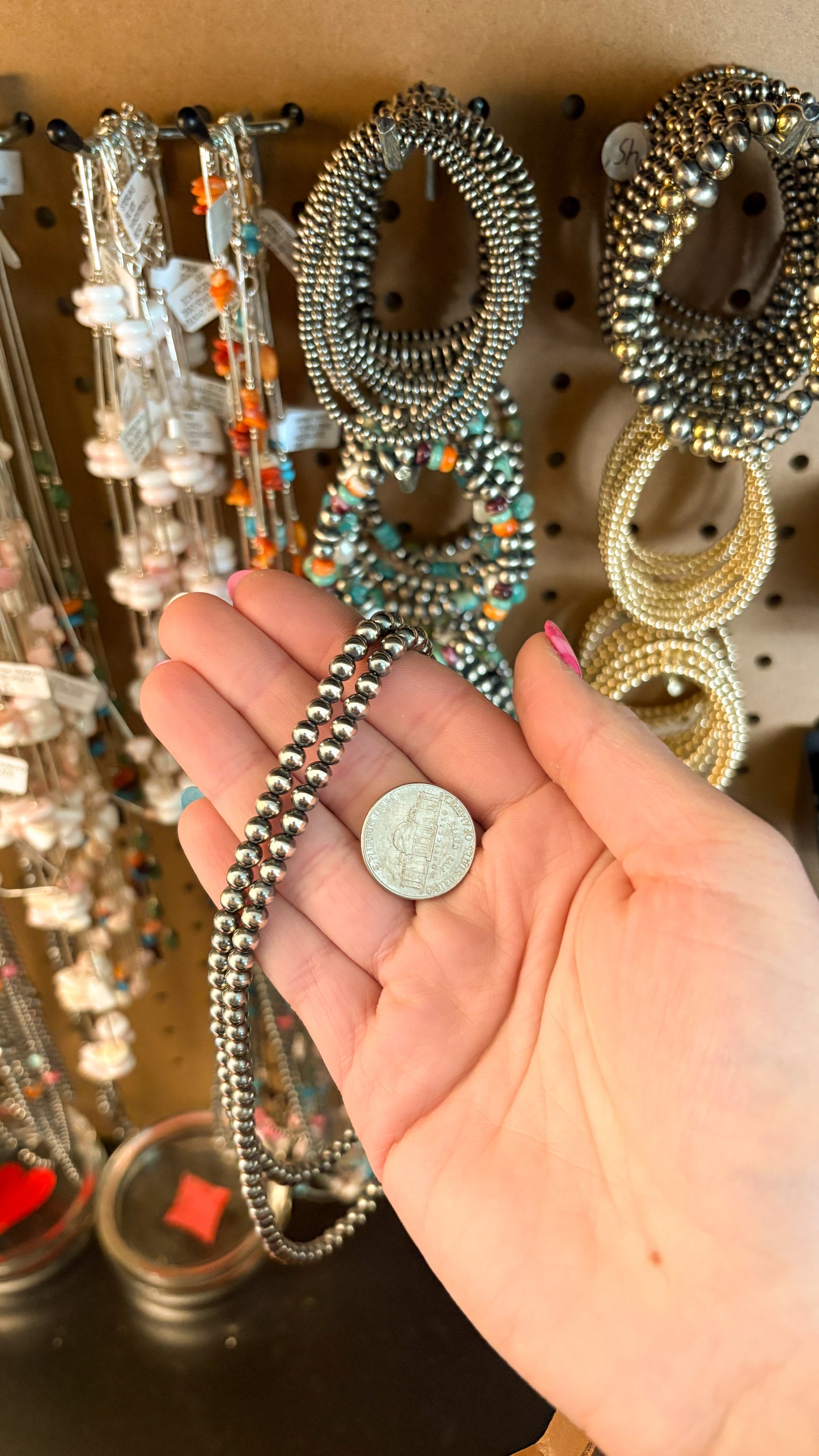 5MM STERLING SILVER PEARL NECKLACE- MADE TO ORDER