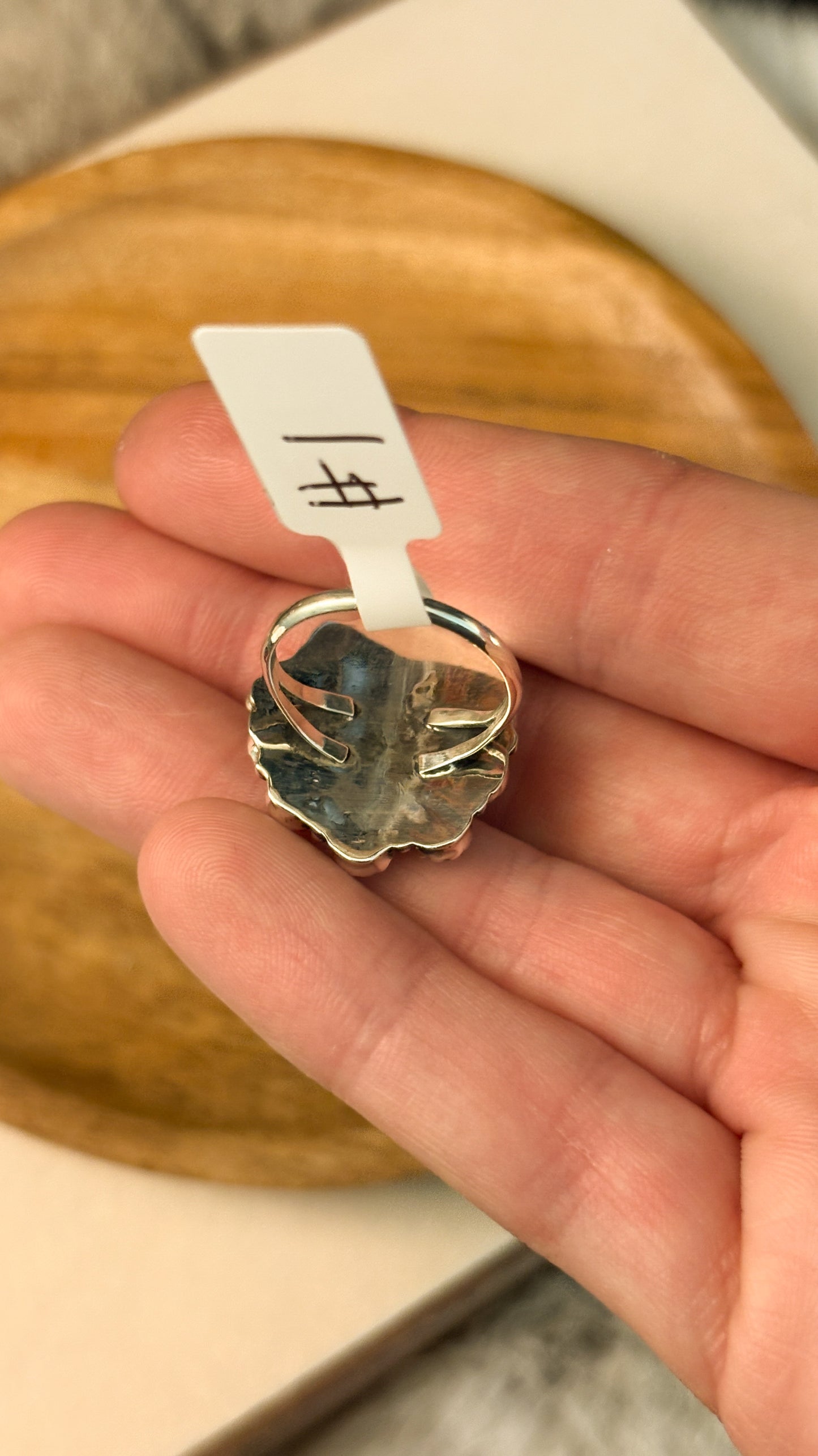KINGMAN TURQUOISE CLUSTER RING BY MELISSA ANDERSON