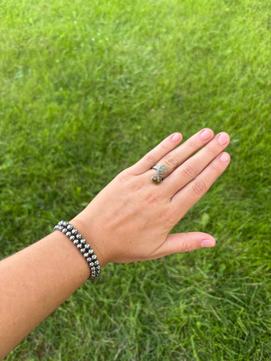 ROYSTON TURQUOISE ADJUSTABLE RING