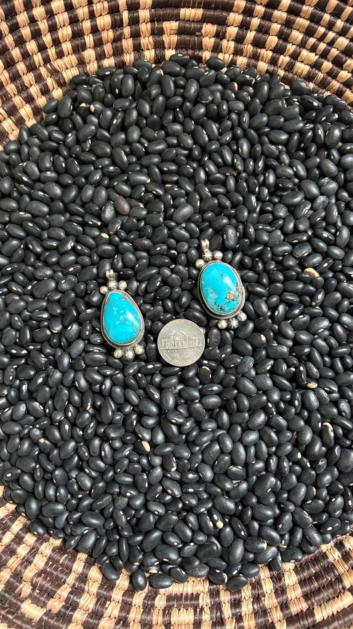 LARGE TURQUOISE PENDANT