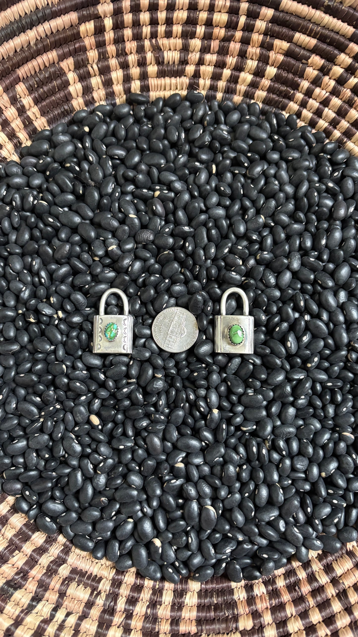 SONORAN GOLD TURQUOISE LOCKET PENDANT