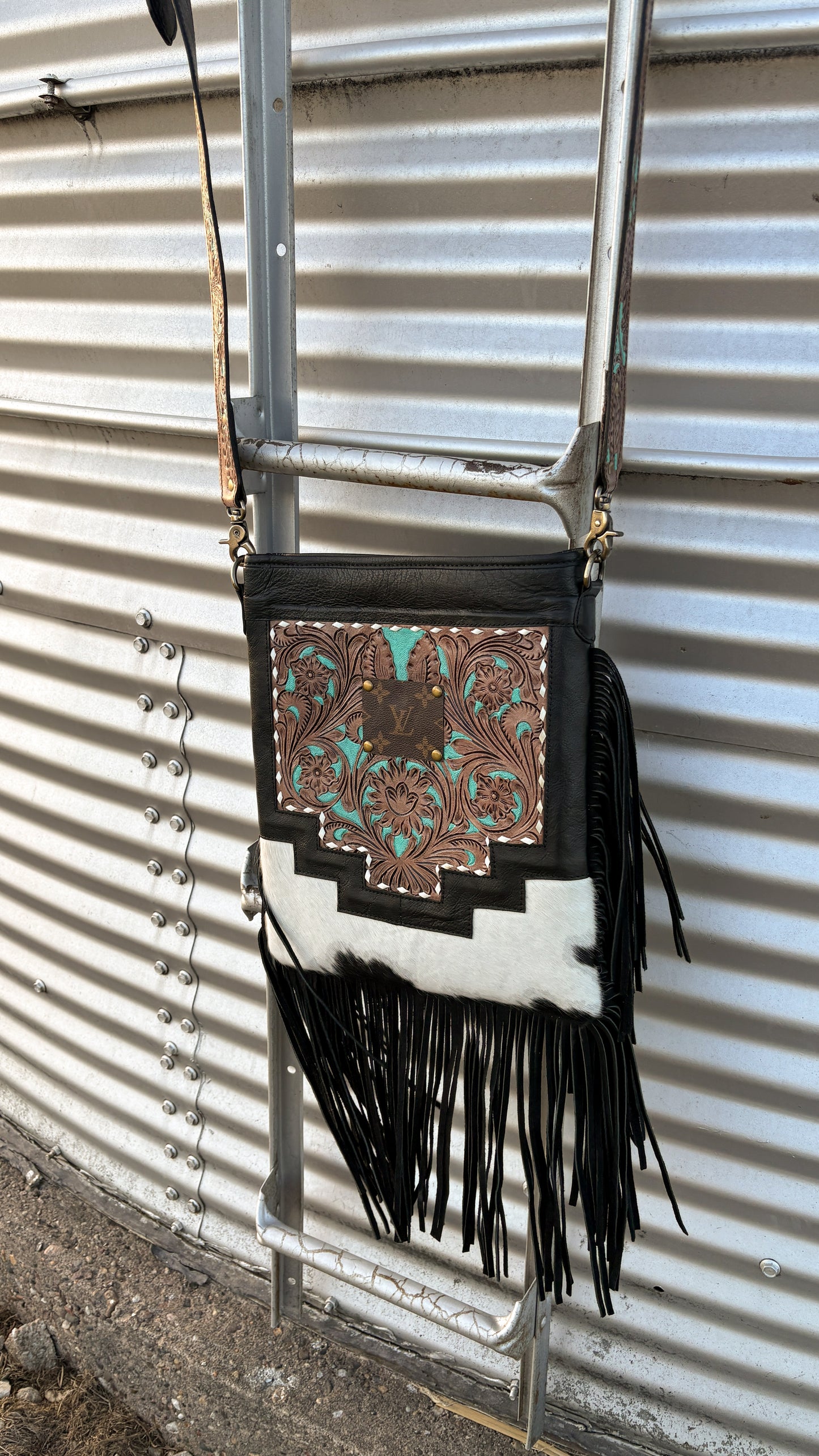 UPCYCLED LV CROSSBODY BAG - #16
