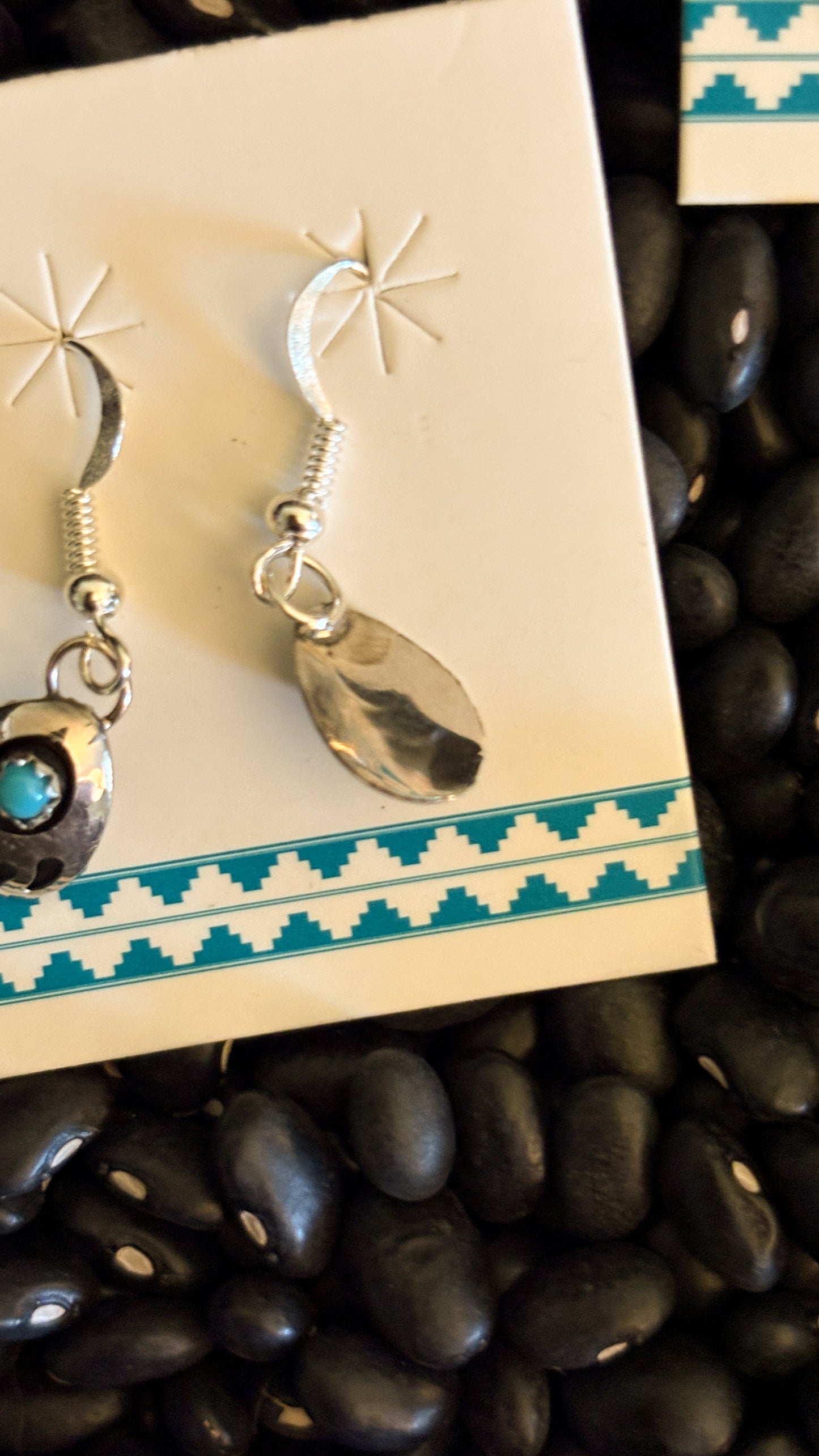 MINI BEAR PAW DANGLE EARRINGS