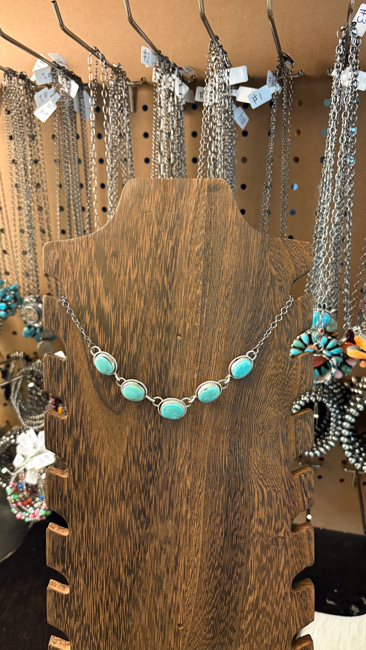 LIGHT BLUE TURQUOISE CHOKER BY DANNY HENIO