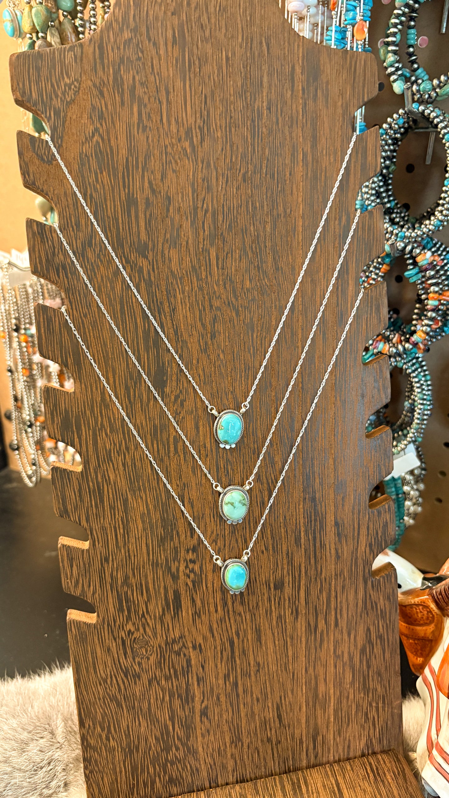 SONORAN GOLD TURQUOISE NECKLACE BY SHARON MCCARTHY