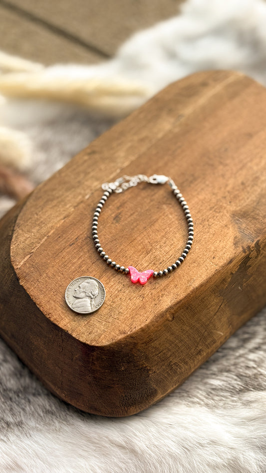 BUTTERFLY PEARL BRACELET - MADE TO ORDER