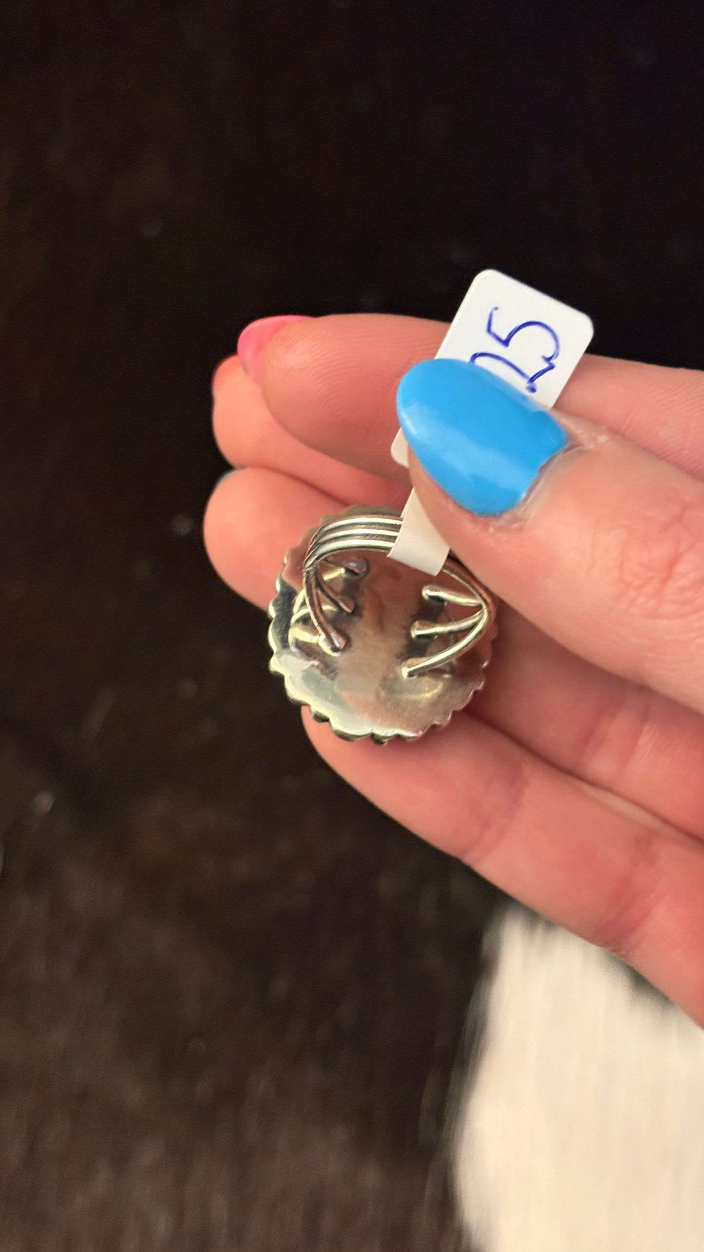 SILVER CLUSTER RING