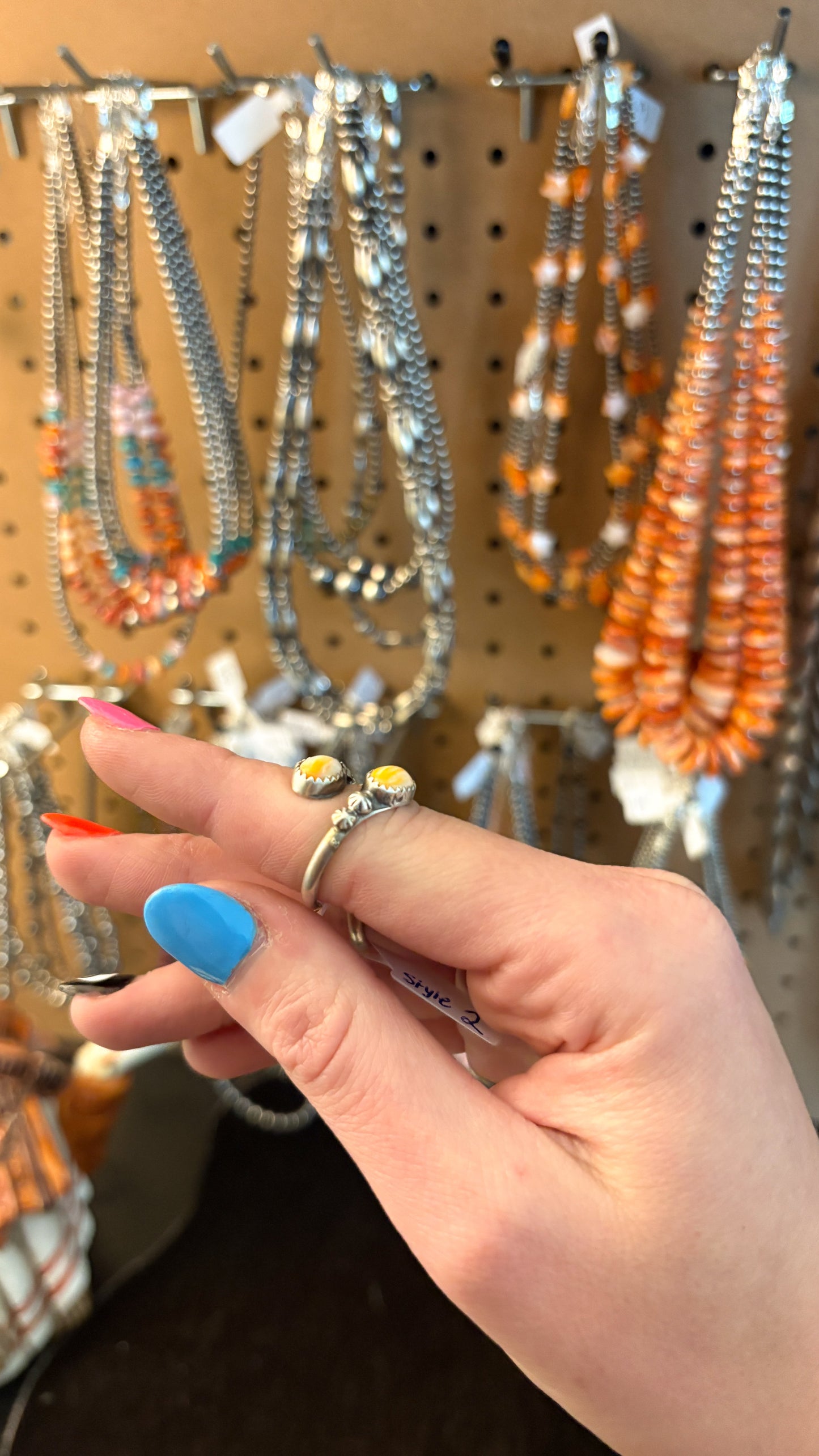 ORANGE SPINY OYSTER WRAP RING