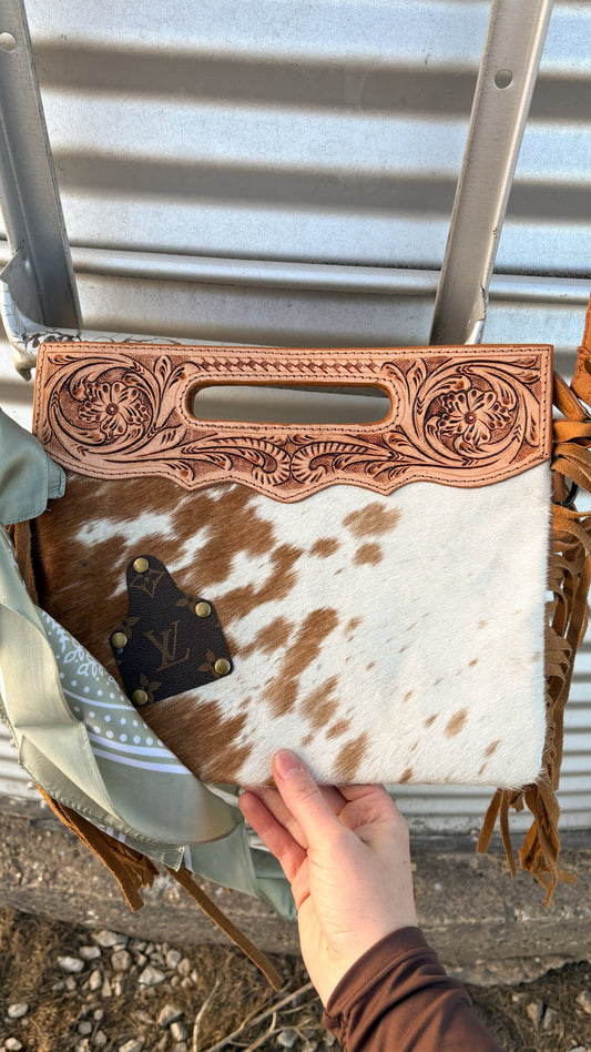 UPCYCLED LV CROSSBODY BAG - #19