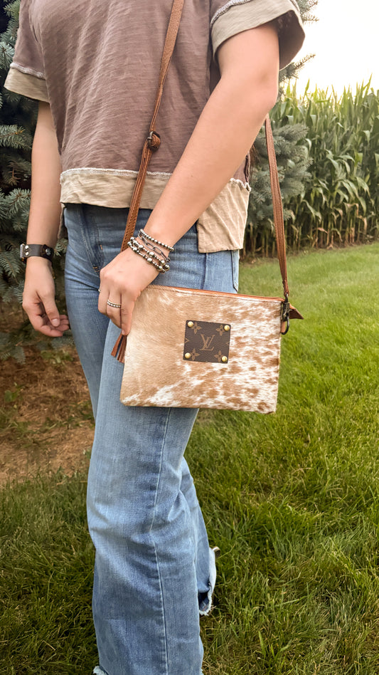 UPCYCLED LV CROSSBODY BAG - STYLE 23