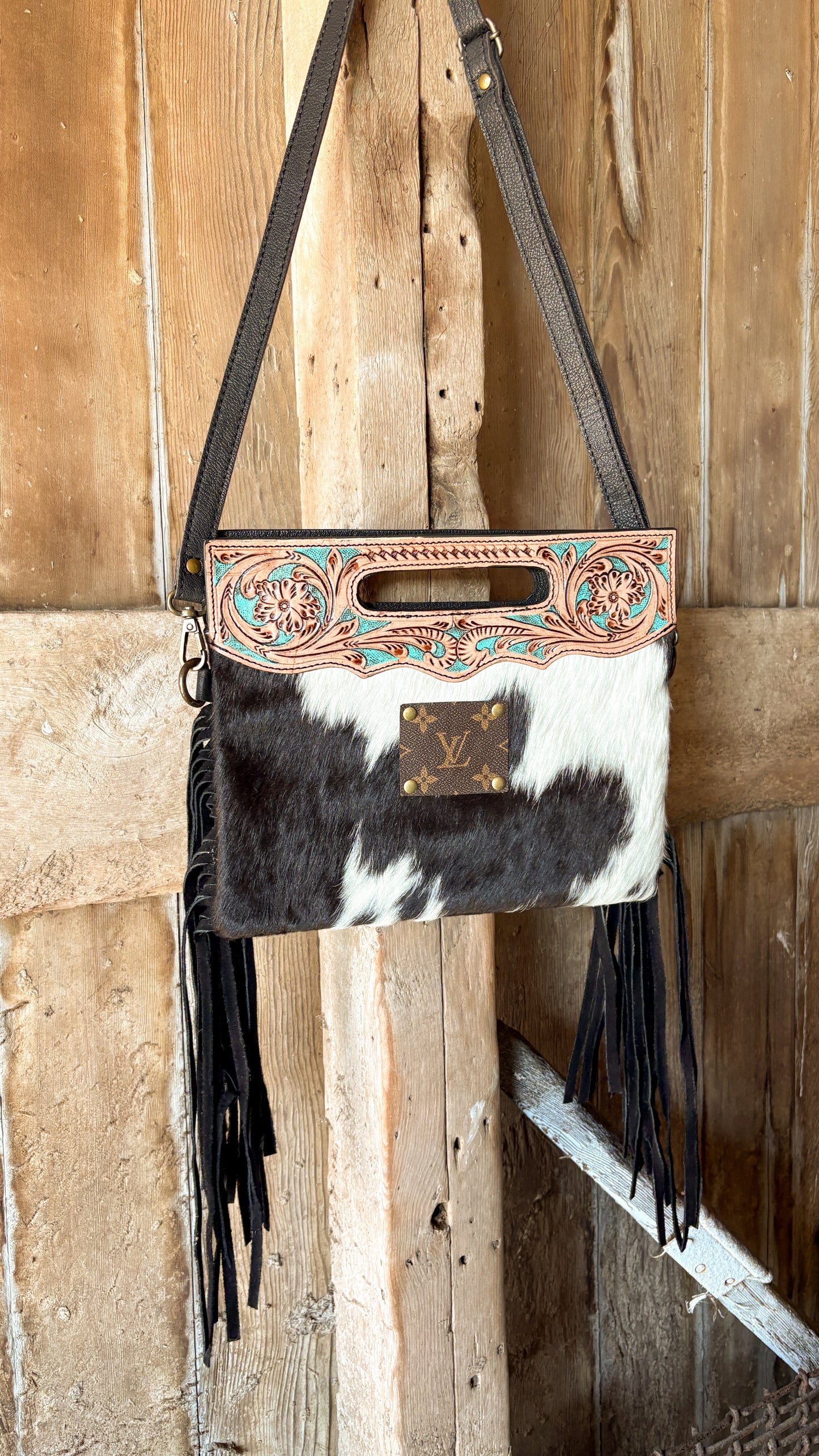 UPCYCLED LV CROSSBODY BAG - STYLE 31