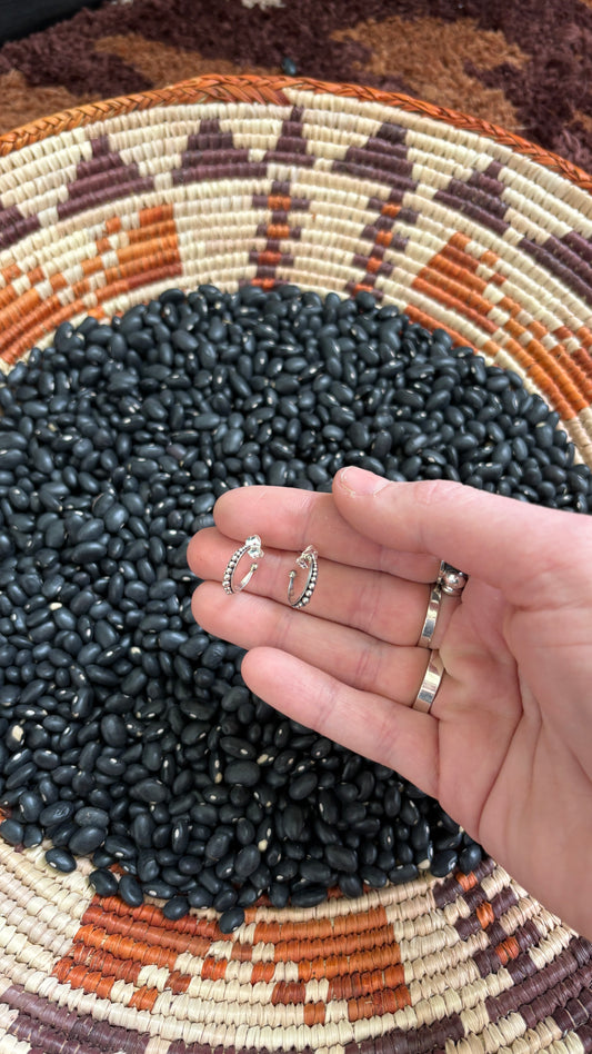 MINI BALL HOOP EARRINGS