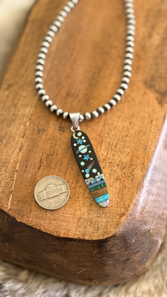 INLAY SPACE PENDANT
