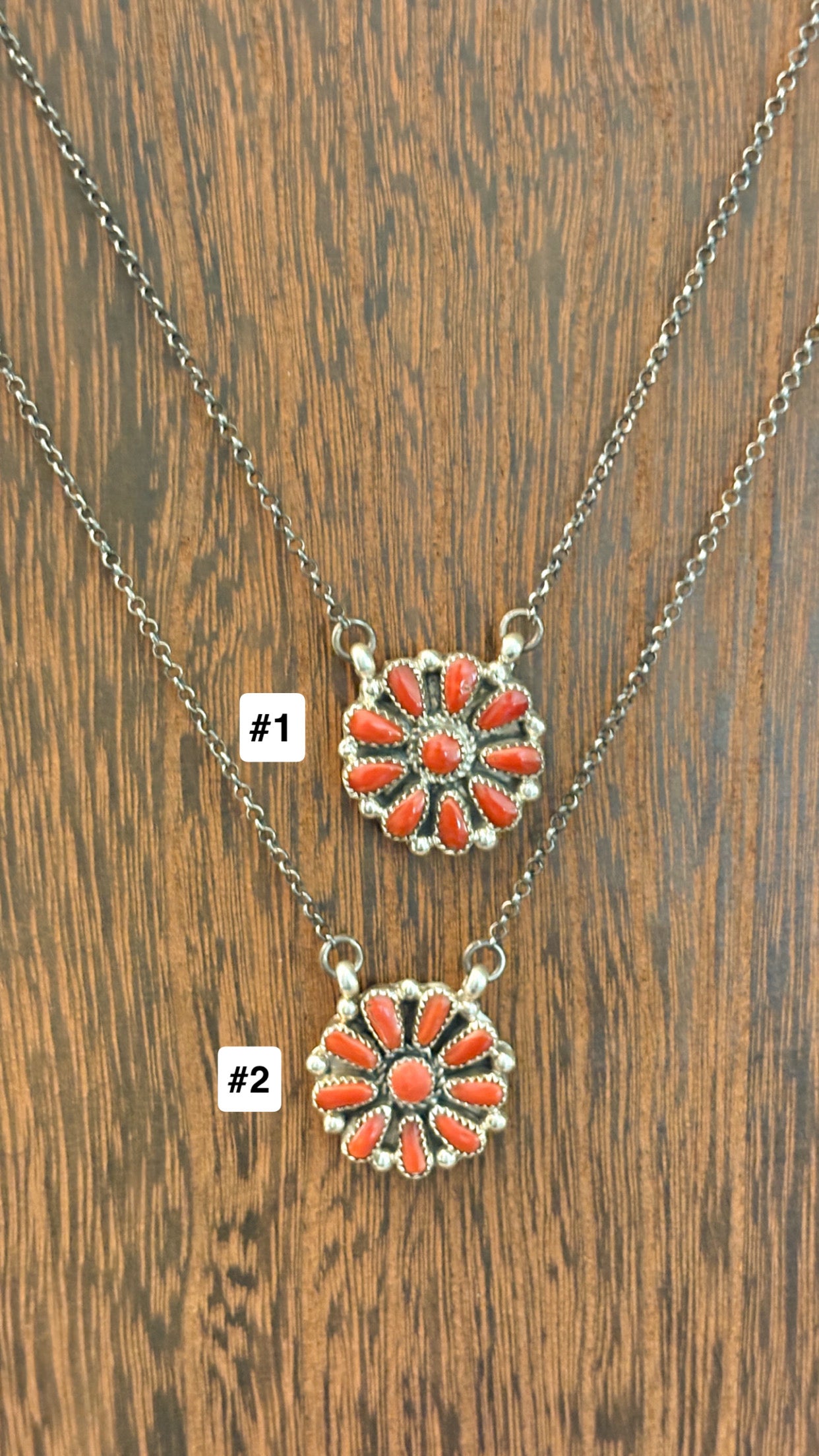 CORAL CLUSTER NECKLACE BY ALICIA WILSON