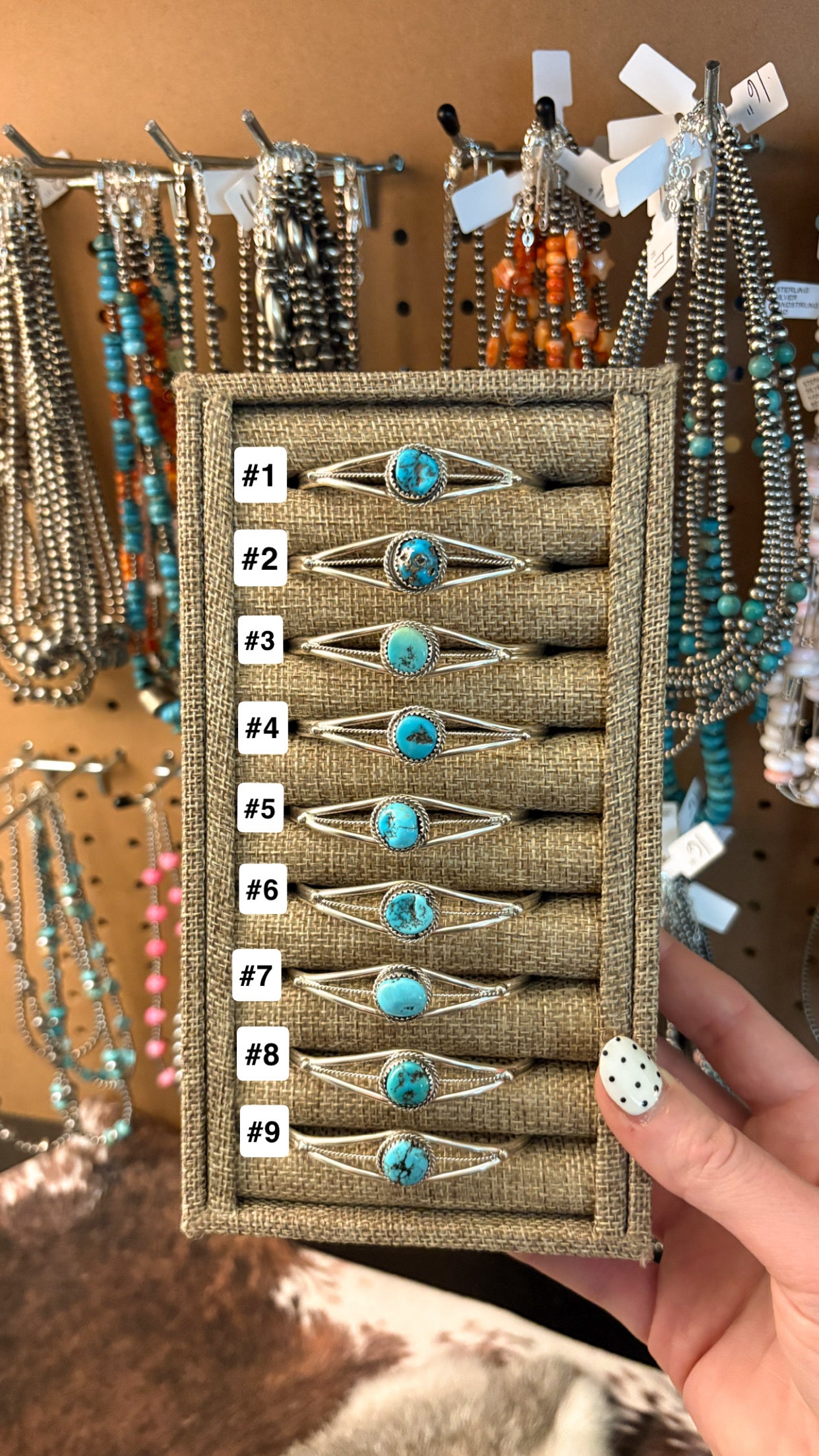 SINGLE STONE ROUGH CUT KINGMAN TURQUOISE CUFF BY ESTHER WHITE
