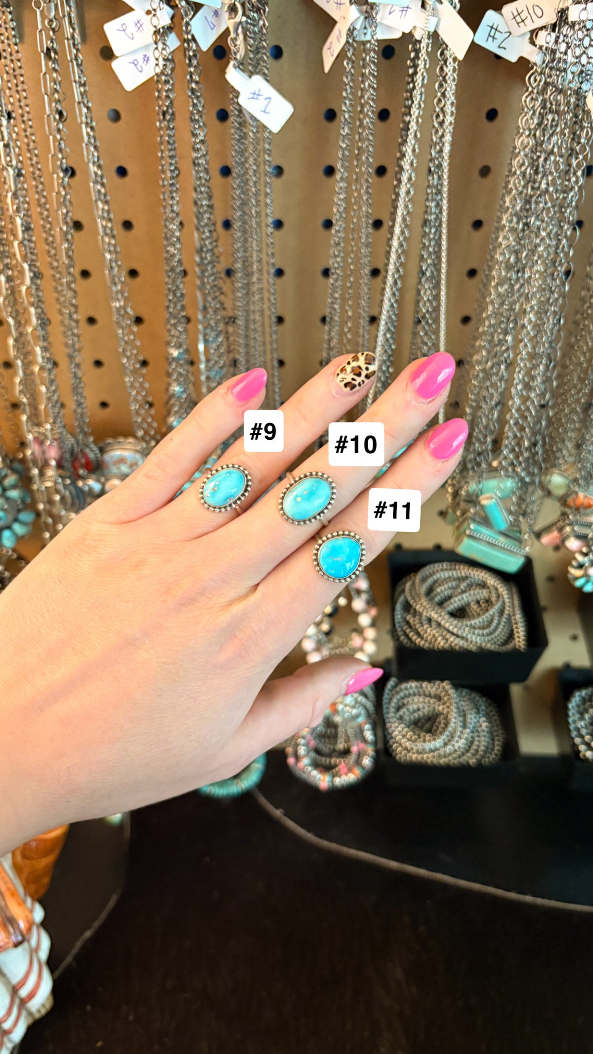 SKY BLUE SONORAN BLUE TURQUOISE RING W BALL BEZEL