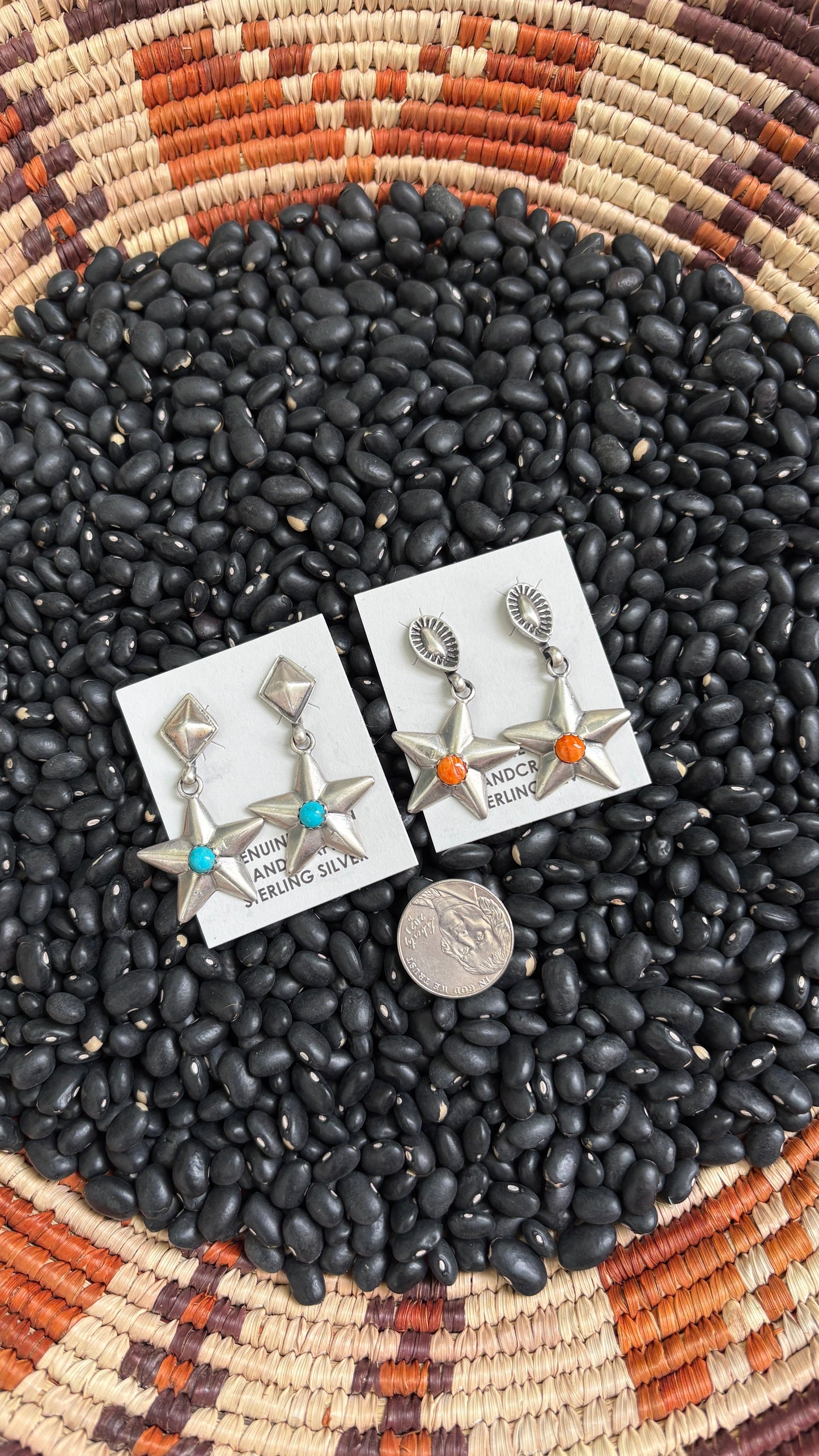 STAR DANGLE EARRINGS