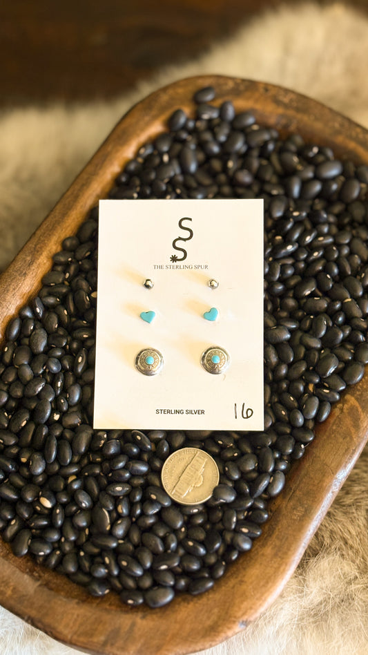 SMALL EARRING 3 PACK - PACK #16