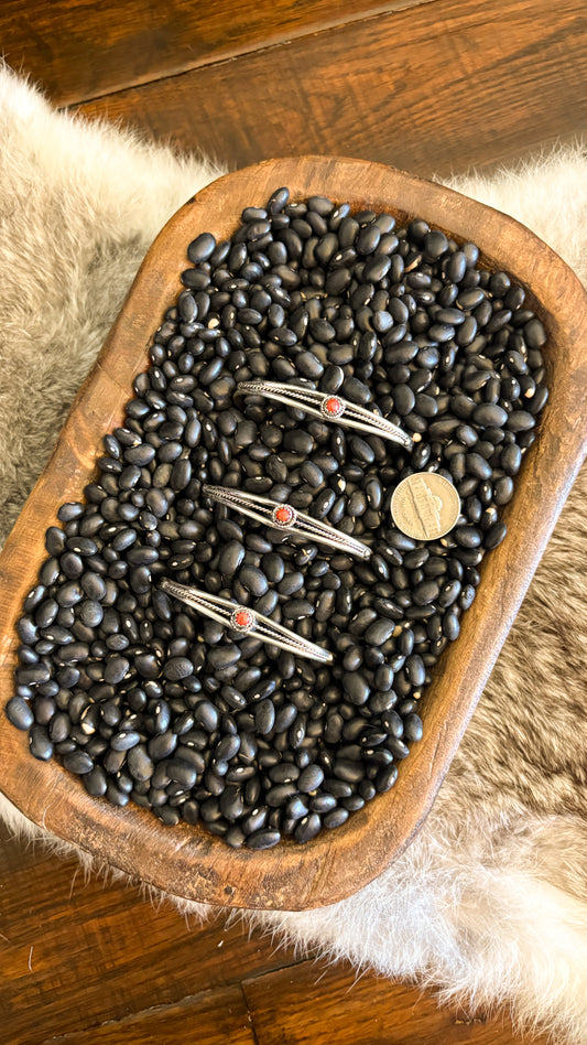 SINGLE STONE CORAL STACKER CUFF