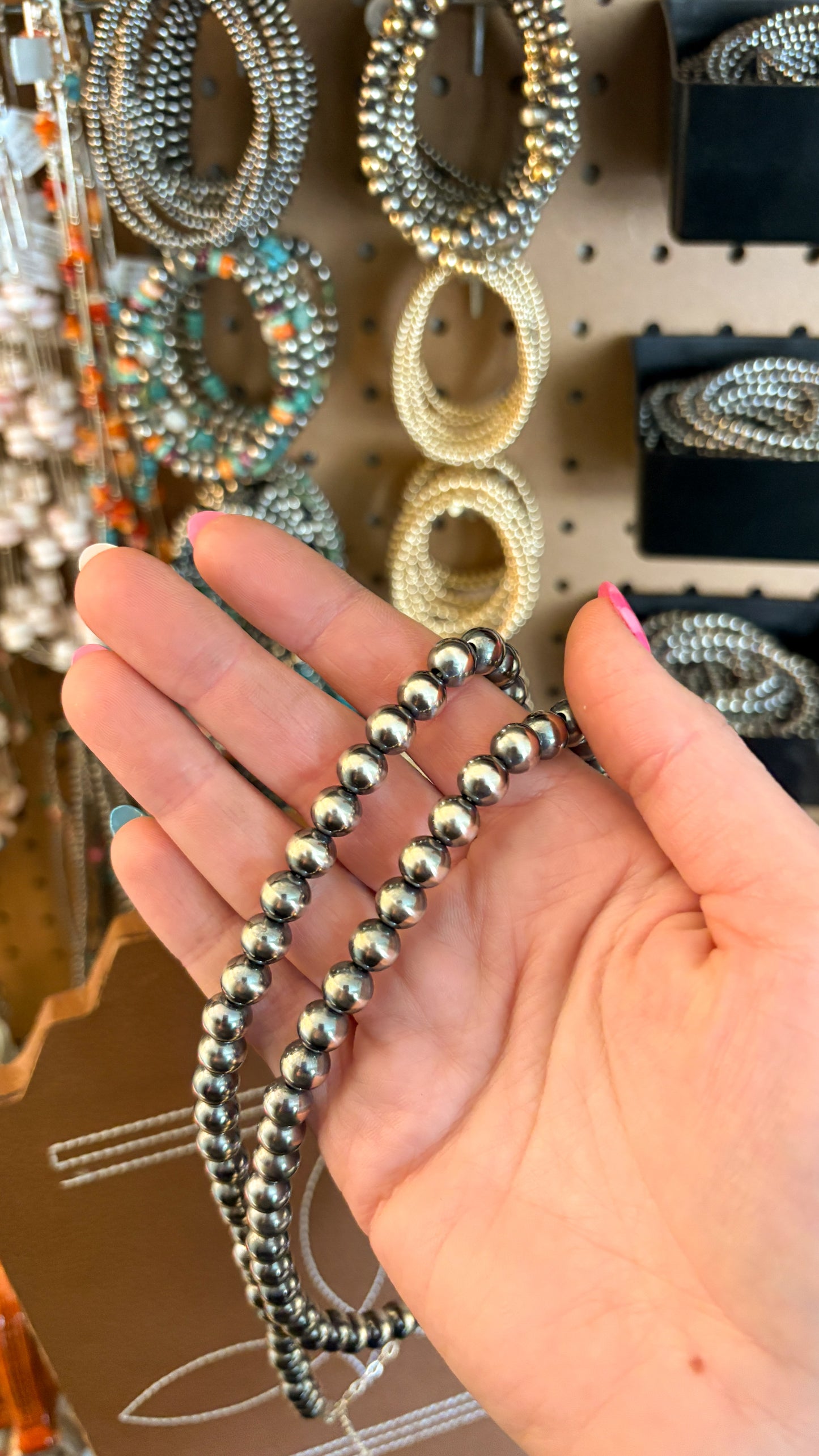 8MM STERLING SILVER PEARL NECKLACE - MADE TO ORDER