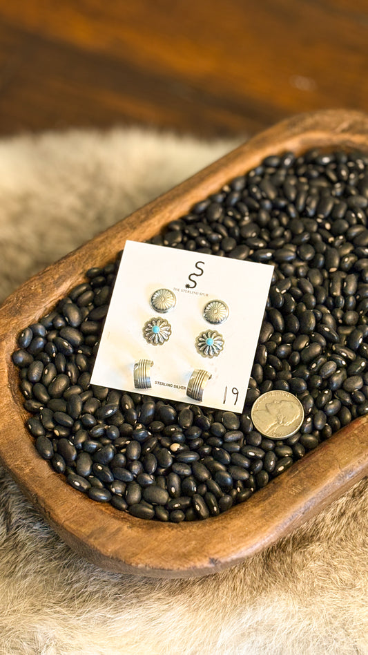 SMALL EARRING 3 PACK - PACK #19
