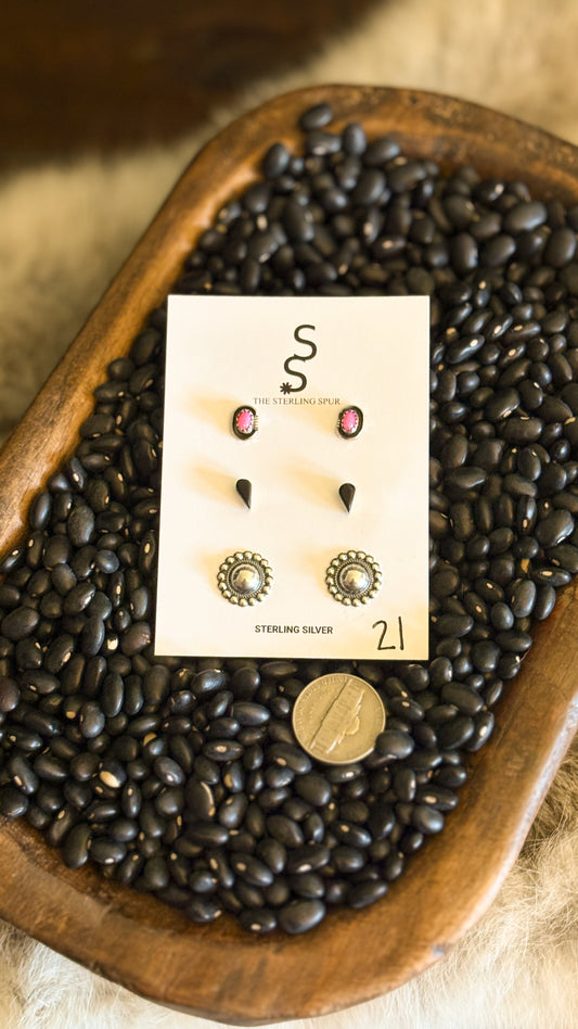 SMALL EARRING 3 PACK - PACK #21