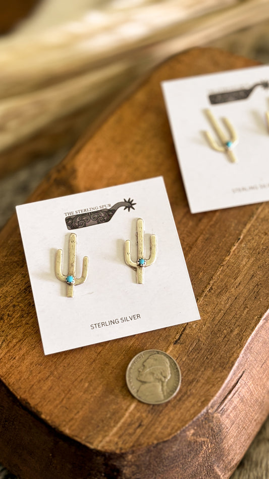 CACTUS POST EARRINGS