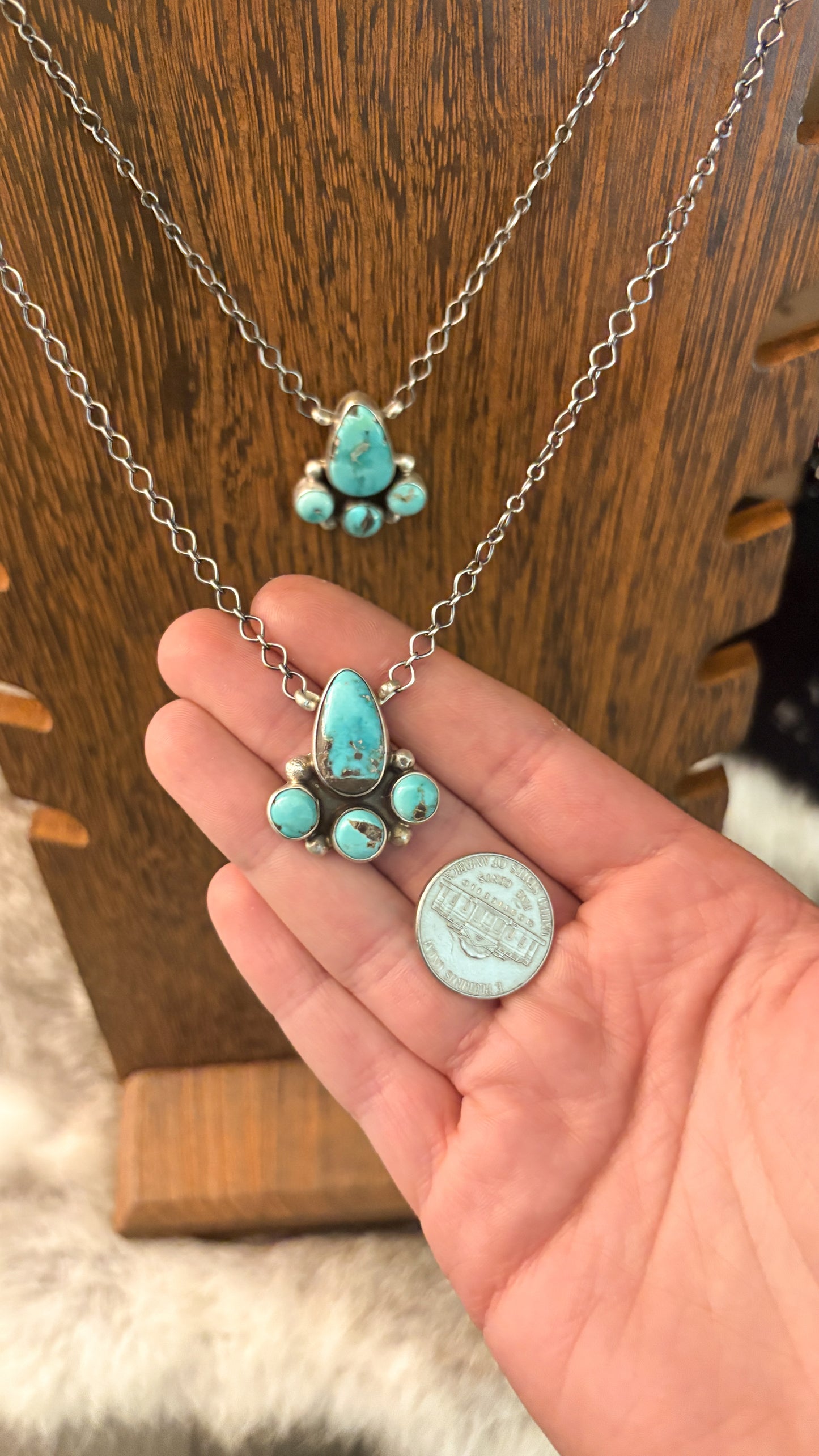 BLACK JACK TURQUOISE NECKLACE BY JAMESON GARCIA
