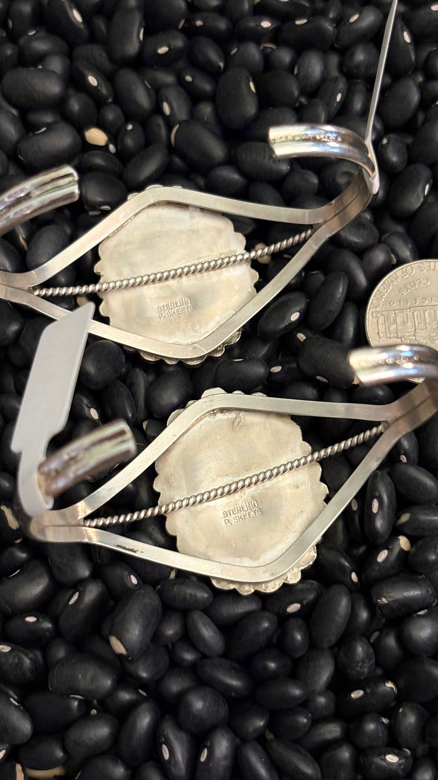 TURQUOISE CLUSTER CUFF BY PEGGY SKEETS