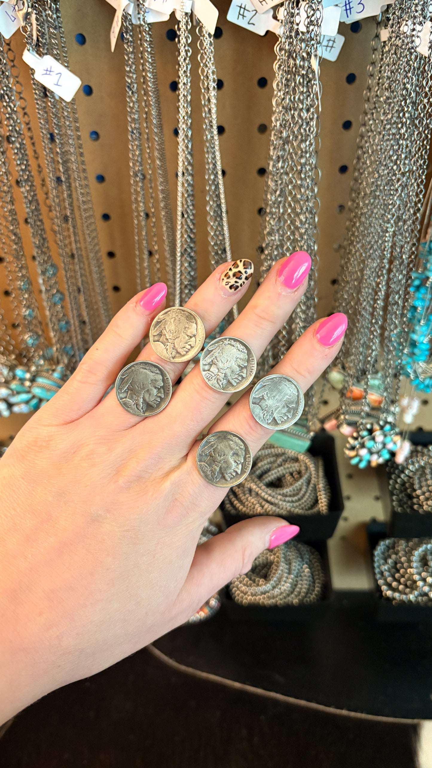CHIEF HEAD NICKEL RING